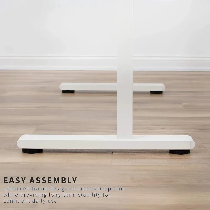 【2026】Manual Standing Desk Adjustable Computer Table Ergonomic Gaming Desk with Storage Stand
