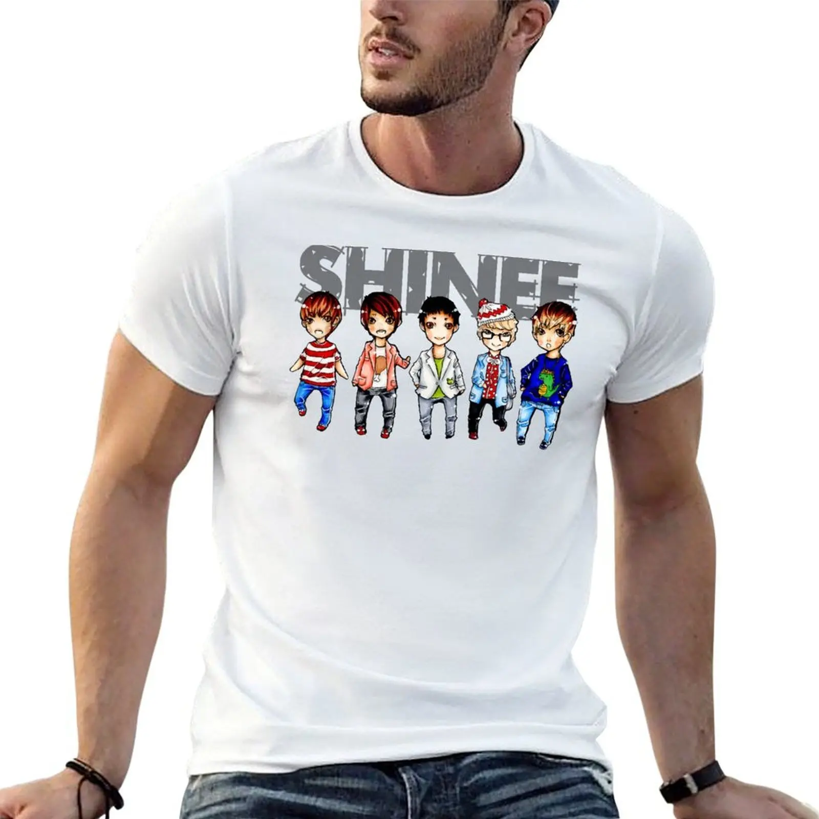 Shinee T-Shirt summer top Funny t-shirt cotton t shirt men