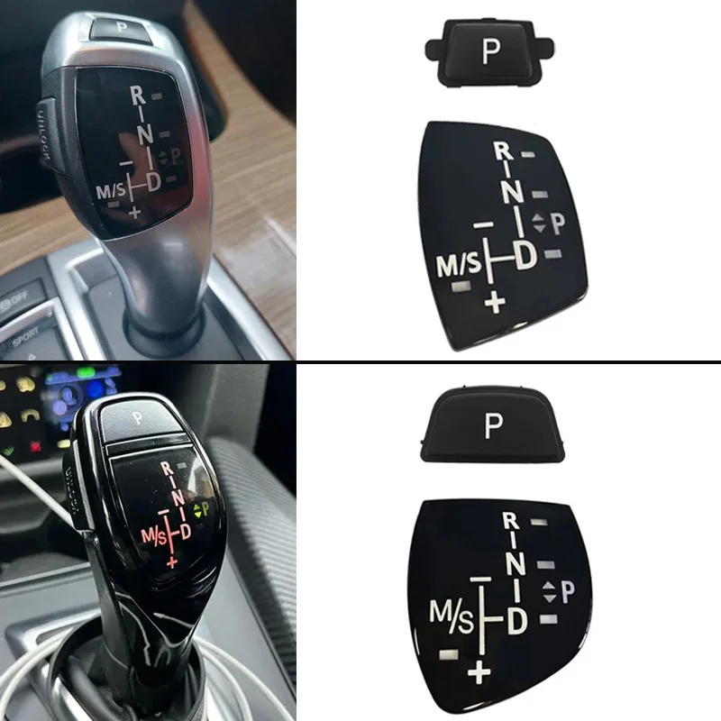 Car Gear Shift Knob Panel Sticket&P button Replace Fit For BMW 1 2 3 4 5 7 Series F10 F11 F01 F02 X1 X3 X4 M3 M4 F30 F32 F48 F25