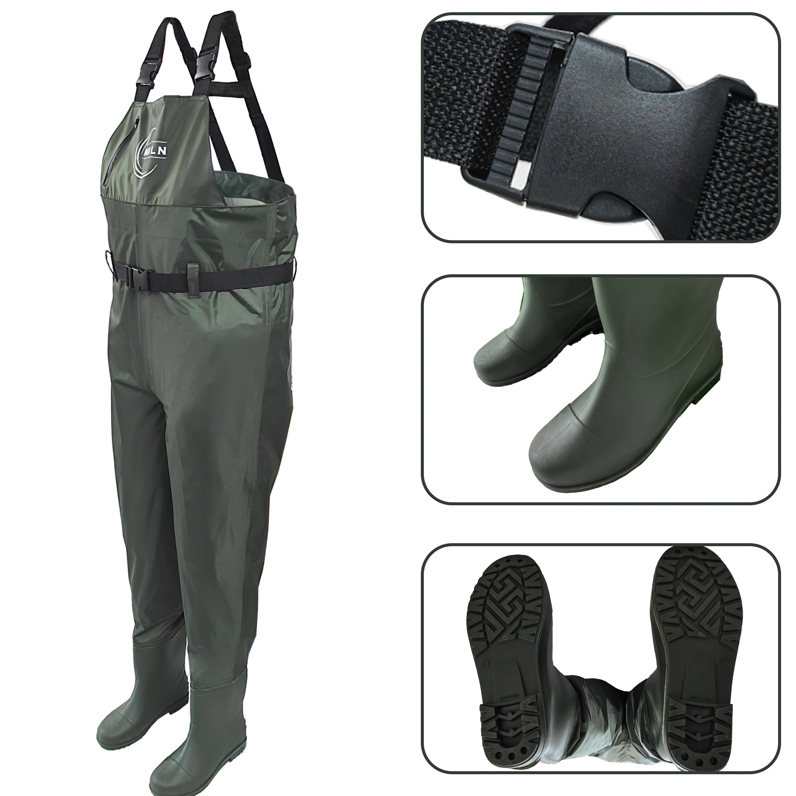 MBLN Fishing Chest Waders with - đánh giá và giá Fishing Waders Breathable