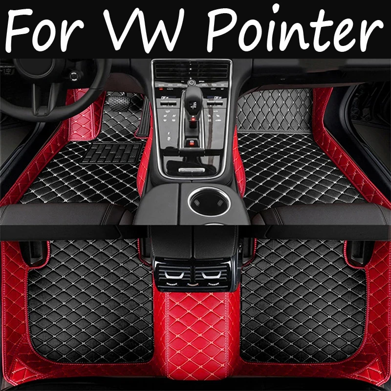 Customized Artificial Leather Car Floor Mat For Volkswagen Pointer 2004 2005 2006 Protect Your Vehicle\'s Interior Accessory