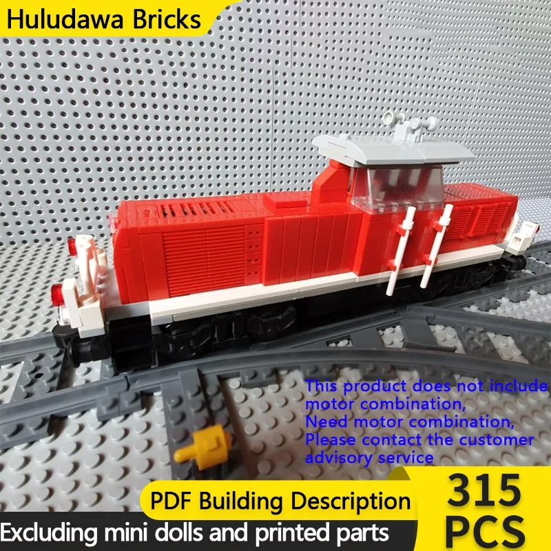 

Модель городской автомобиль MOC, строительные кирпичи, железная дорога BR 290, локомотив, модульная технология, подарки, праздник, сборка, детские игрушки, костюм