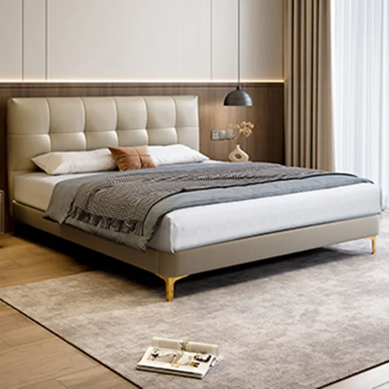 Bedroom Queen Bed Children Modern Loft Luxury Headboards Massage Beauty Bed Space Saving Camas De Casal Lounge Suite Furniture