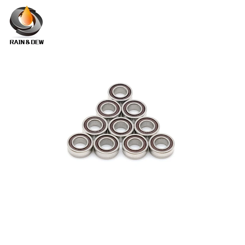 4PCS High Speed SR144TIKZN8 Handpiece Turbine Ceramic Laboratory Dental Bearings For NSK RUCA  3.175x6.35x2.38mm SR144