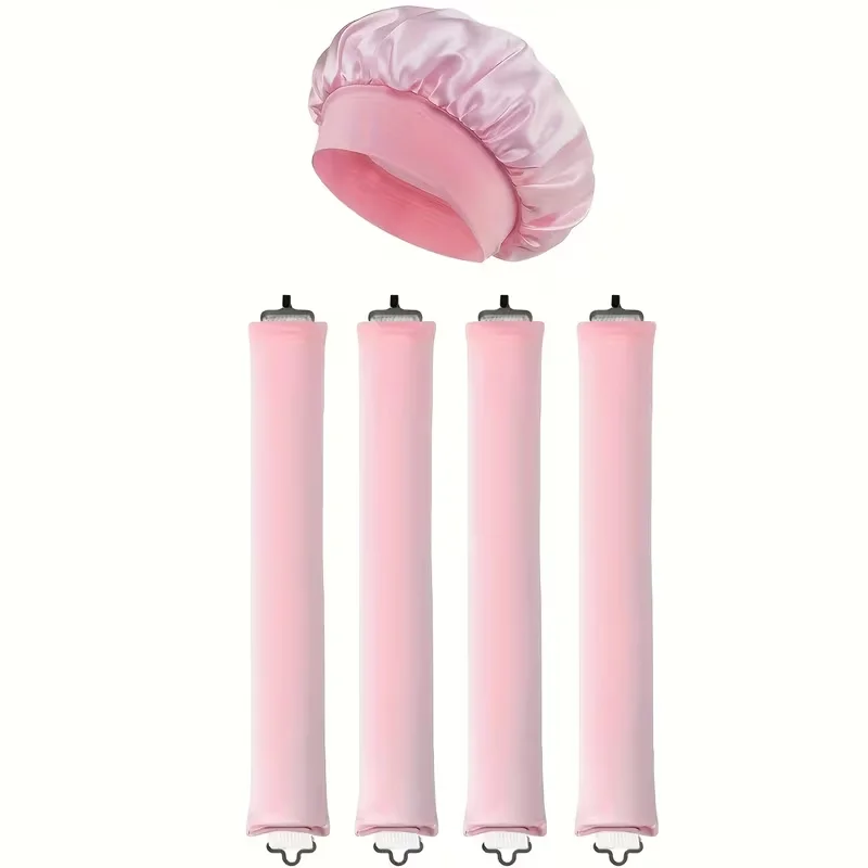 5-teiliges Locken-Set ohne Hitze, mit einem Zubehör-Set für Lockenwickler zum temporären Locken und zur Wellenhaarstyling-Pflege – Detail 3