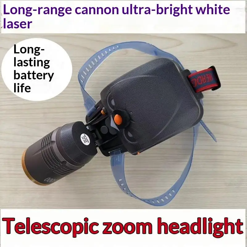 1Pcs Super Bright LED Headlamp Long Battery: Power Display Camping Hiking Night Working