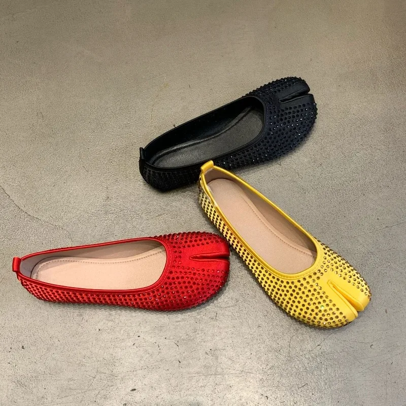 

Fashion Design Women's Shoes New Exquisite Rhinestones Casual Shoes for Woman Fashion Japanese Style Flat Shoes Zapatos De Mujer