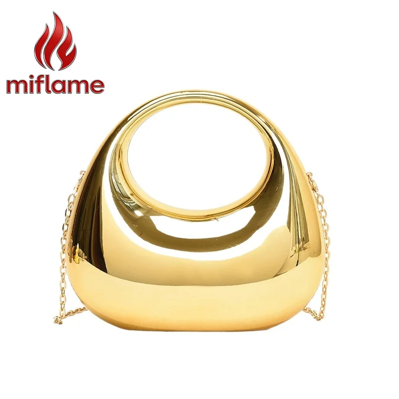

Miflame Clutch Evening Bag Acrylic Box Shoulder Crossbody Purse Party Wedding Stylish Elegant Fashion Luxury Women