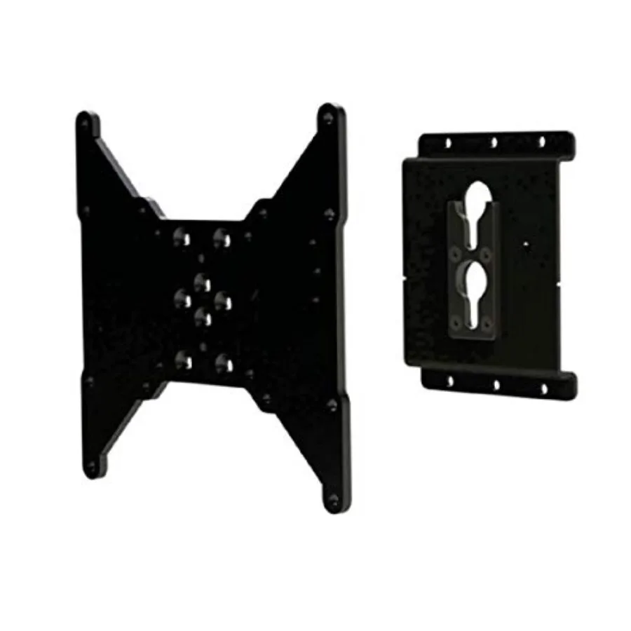 

RV application aluminum black removable TV flush mount with quick disconnect and detachable face 200x200mm