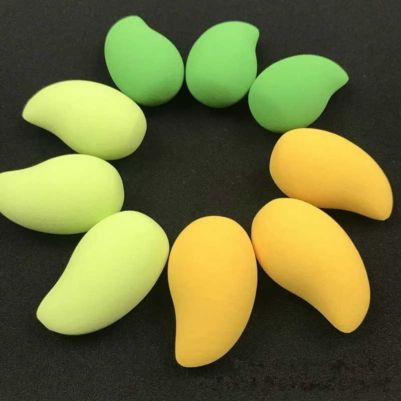 1PCS Dry and Wet Use Cosmetic Mango Shape Puff Powder Puff Professional Women's Makeup Foundation Sponge Beauty Make Up Tools