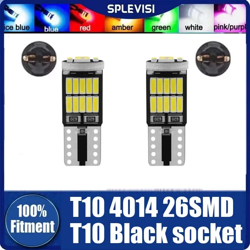 

W5W Led T10 Signal Lamp 4014 26SMD Dash Cluster Gauge/LED LIGHTS w/socket acessórios para carro led lights for car