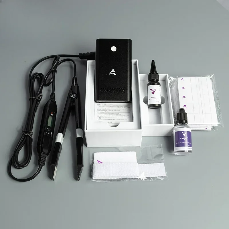 V-Light Technology Hair Extension Machine Kit New System Tape In Hair Extension v Light Hair Extensions Tools For Salons