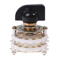 KCZ 2 Pole 6 7 8 9 10 11 4 Pole 3/5 Position With Channel Rotary Switch Selector With Cap Rotary Switch Selector