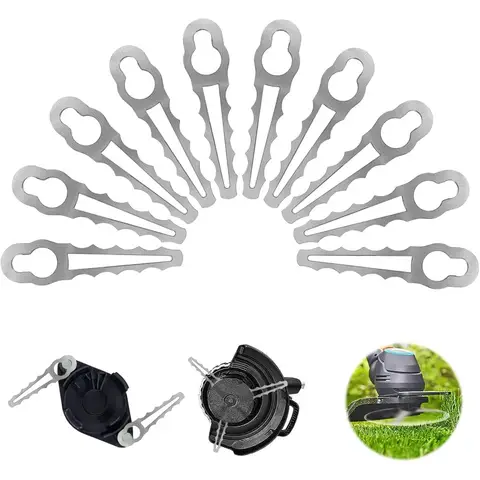 날 교체가 포함된 잔디 트리머 10개, 날 교체가 포함된 잔디 깎는 기계, 금속 날 교체 그룹,