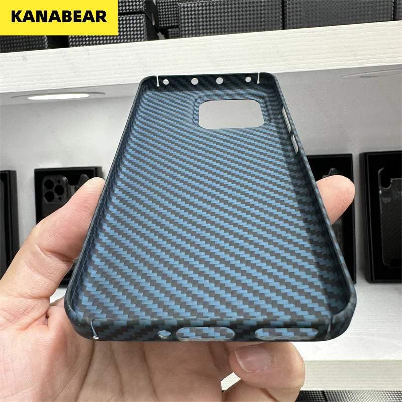 

Suitable for Mi 13,13pro Crater Blue Kevlar aramid fiber phone case lightweight business drop resistant