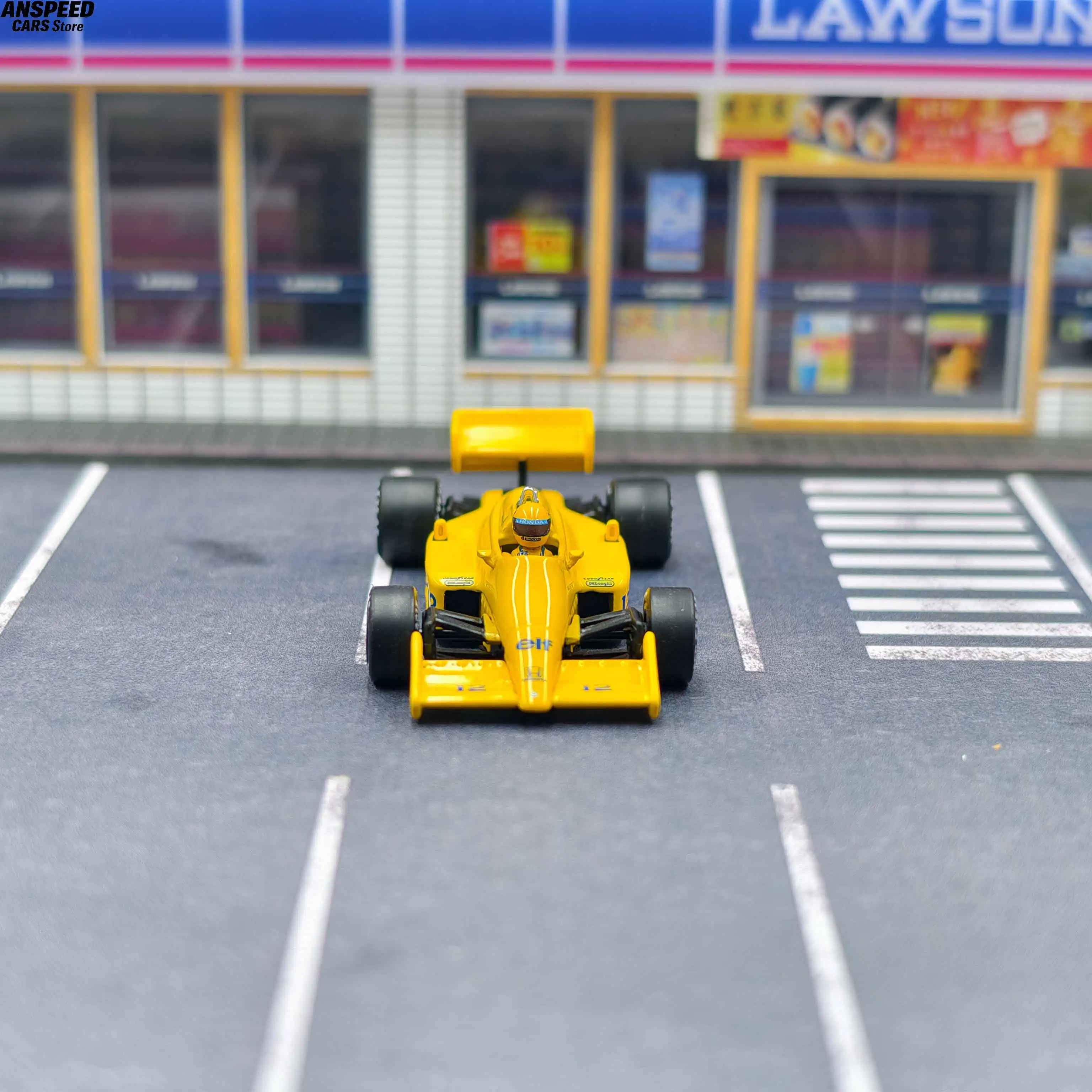 MINI GT 1:64 Lotus 99T #12 Ayrton Senna 1987 Monaco F1 Grand Prix Winner Diecast Collectible Model Car Limited Edition MGT01088. view 3