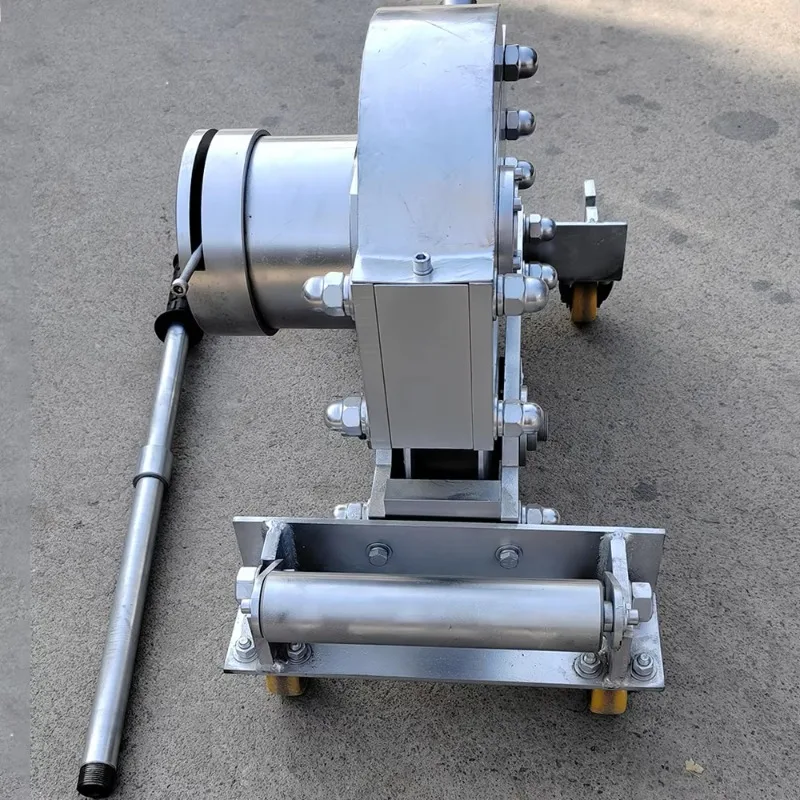 Portable Mechanical Steel Cord Conveyor Belt Cutter With Gear Core Components 220V 1.5kW Mining Equipment