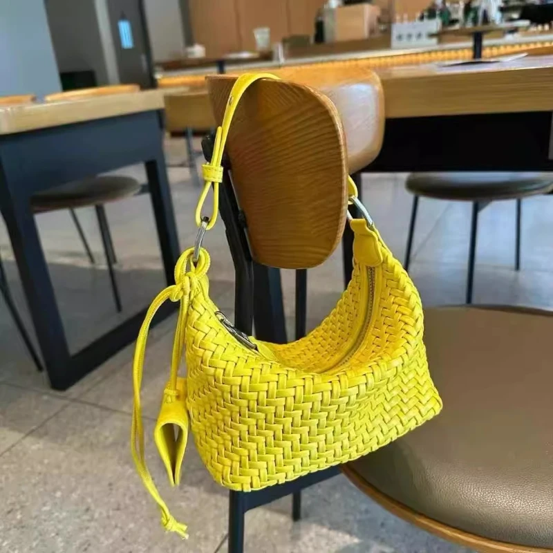 Hand-woven Women Handbags Design Shoulder Crossbody Small Bag Luxury Brand Sac A Main Femme Ita Bolsa Feminina