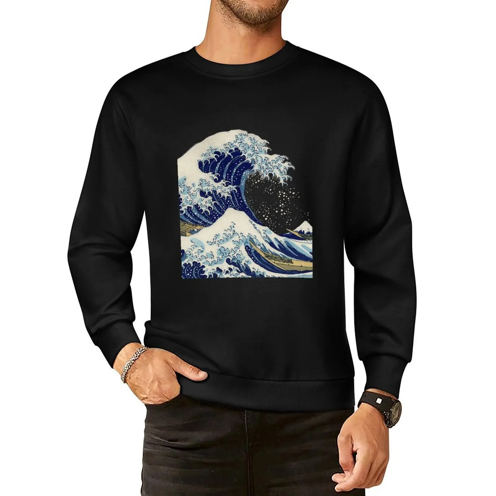 

The Great Wave off Kanagawa by Hokusai Pullover Hoodie winter clothes men's sweat-shirt new hoodies and sweatshirts