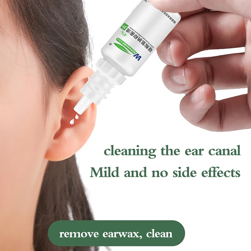 10ml Ear Drops Human Use Sodium Bicarbonate Softening Earwax Hard Cleaner Washing Liquid Remove Acute and Chronic Otitis