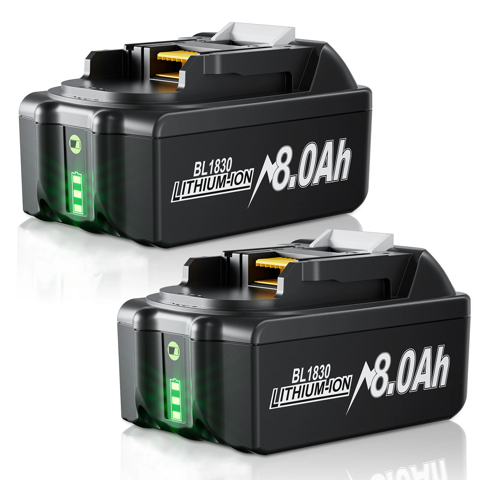Voor Makita BL1830 18V 6.0Ah/8.0Ah Batterij Met Oplader Oplaadbare Lithium Ion voor BL1850 BL1880 BL1860B Power Tool Batterij