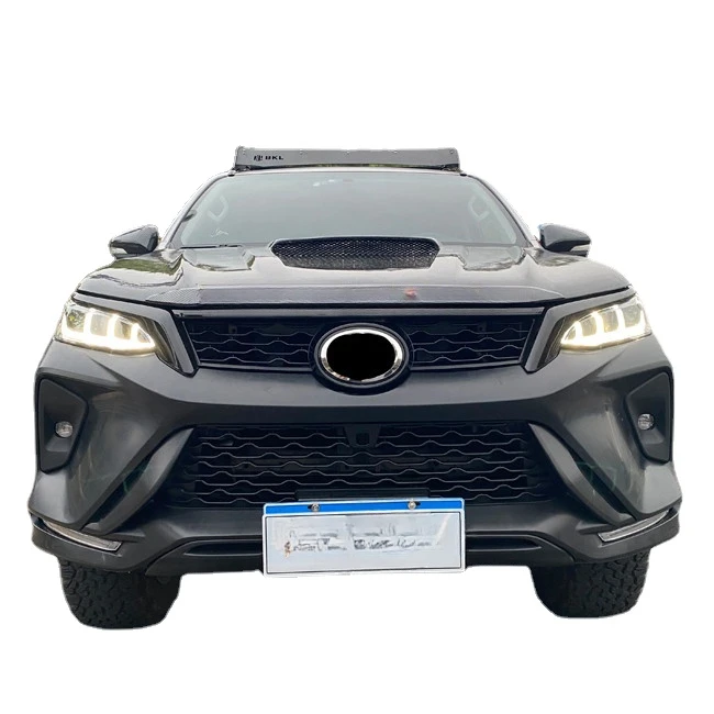 High quality Legender design car bumpers bodykit body kit for Toyota Fortuner 2016-2021 up to Legender with LED Head light