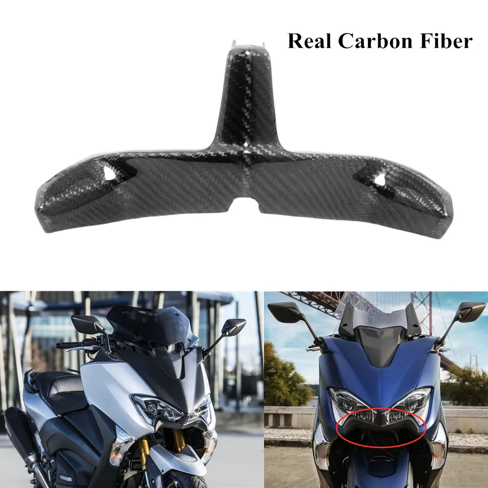 

For YAMAHA TMAX530 2017-2019 tmax560 2020-2021 Motorcycle Front Fairing Aerodynamic Wing Cover Spoiler Guard Real Carbon Fiber