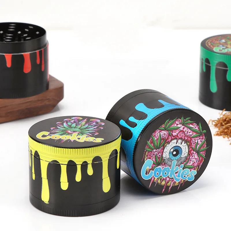 

New creative smoke grinder four-layers 50MM tobacco mill smoking handmake accessories