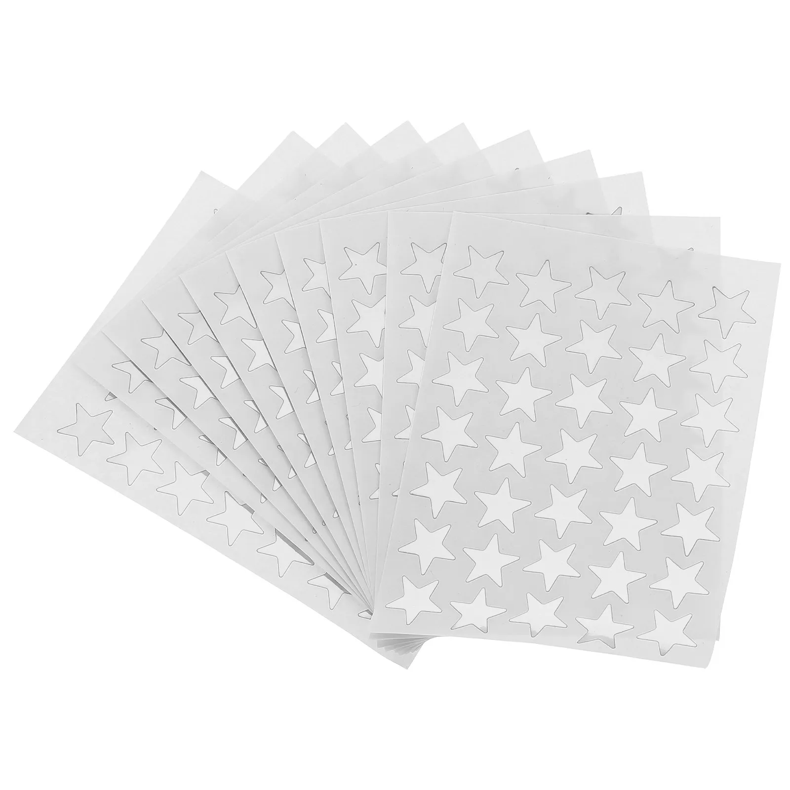 

2 Bags Self-Adhesive Pentagram Stickers Students Encourage Rewards Lightweight Portable Safe Neat Edges Exhibit Sticker