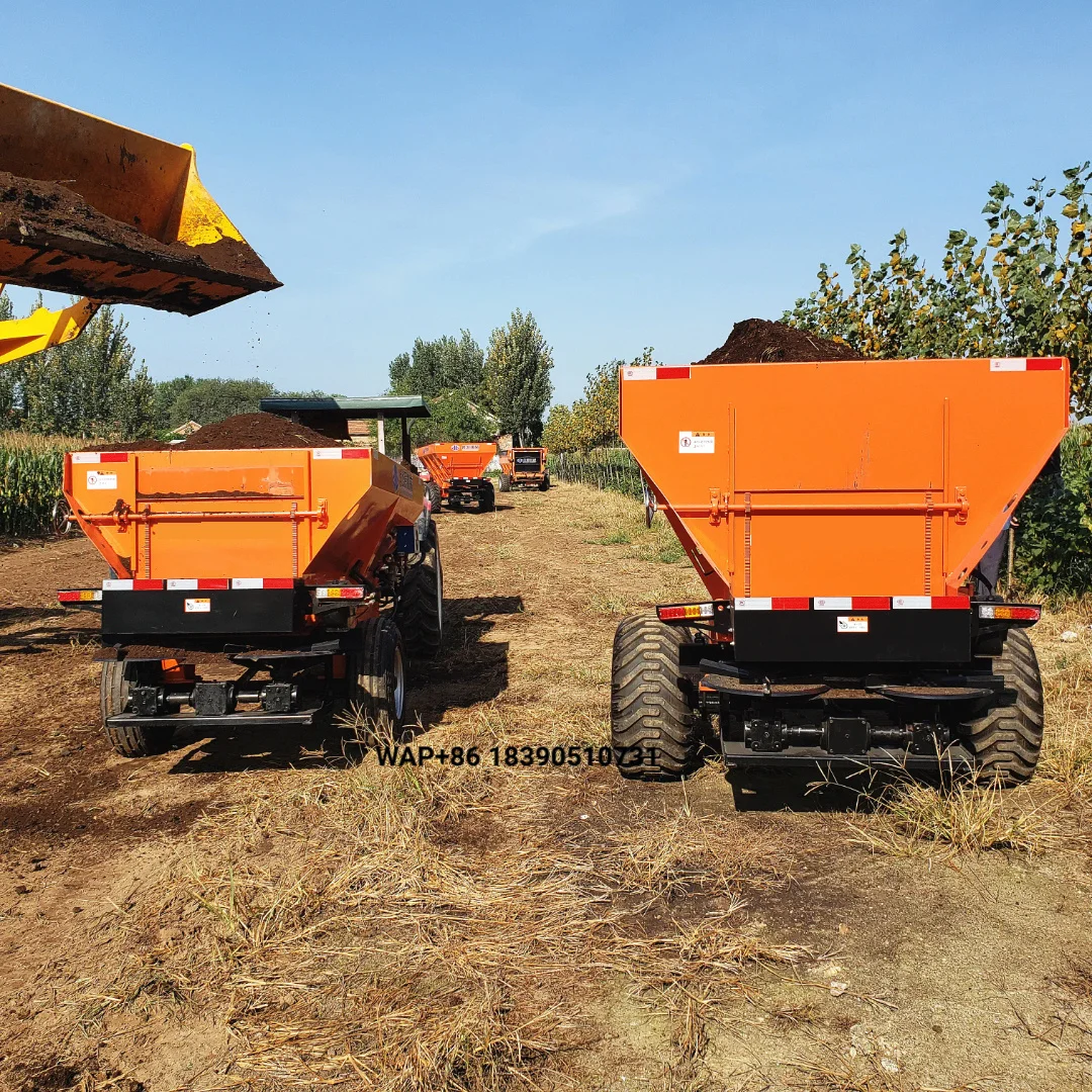 New Agricultural Machinery Fertilizer Spreader Stainless Steel Tractor Mounted Fertilizer Spreaders
