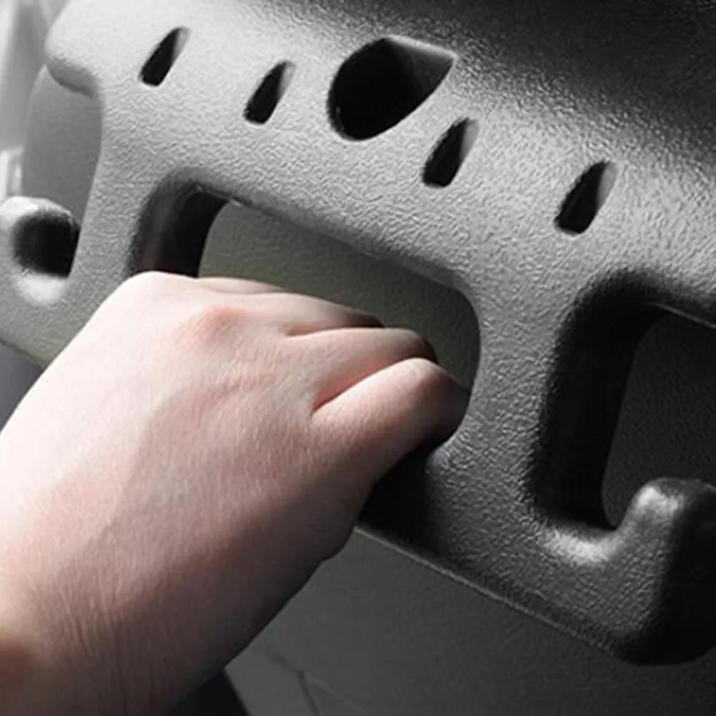 2Pcs Safety Hand Grip Auto Back Seat Grab Handle Car Headrest Hanger Hooks Black Hand Grip Back Seat Grap Car Headrest