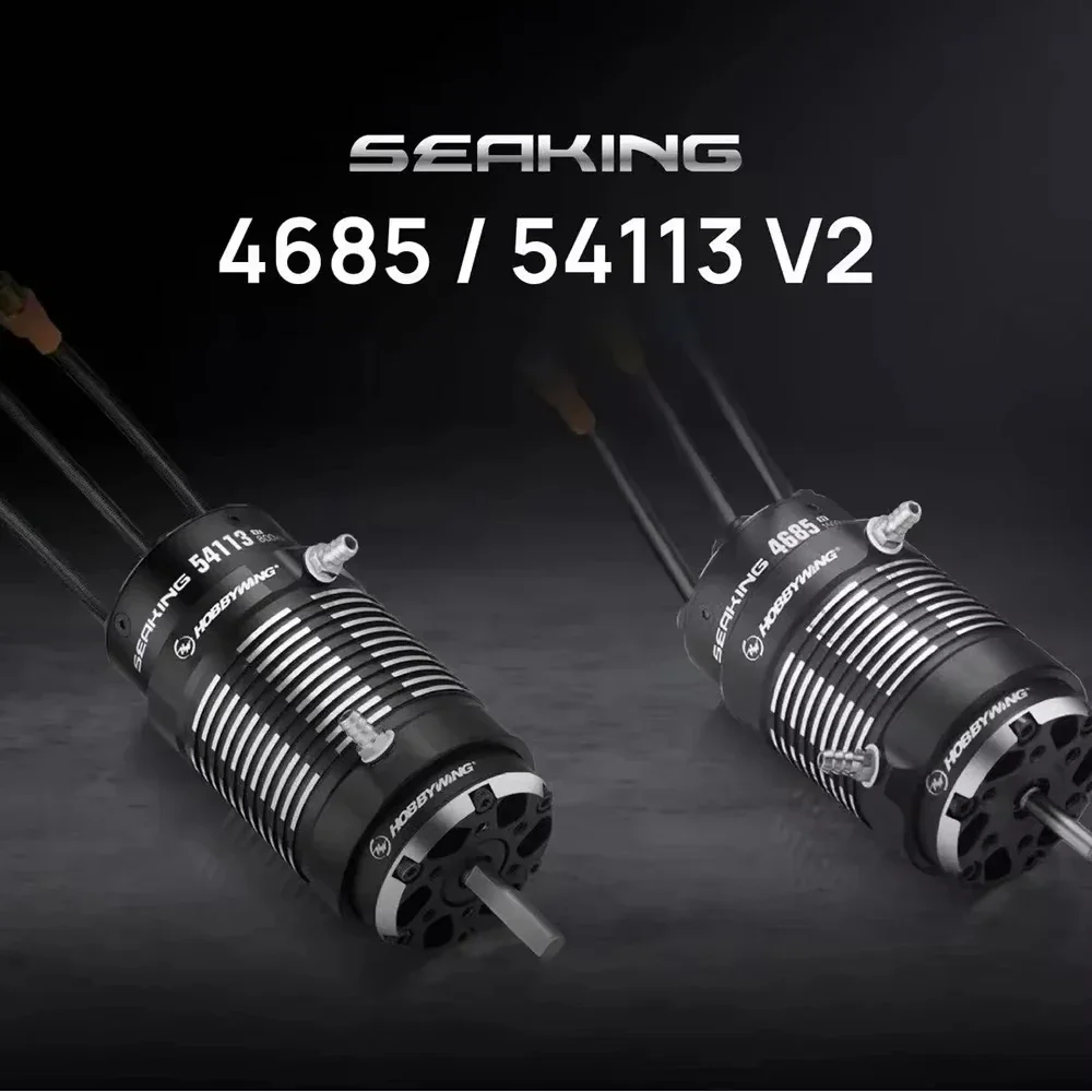 SkyDElBrushless Motor 200A/300A HV V4 ESC Hobbywing SEAKING 4685SL/54113SL V2 900KV 1500KV 800KV For Water-cooling RC Boat