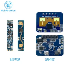 LD2410 LD2410B LD2410C 5V Mini FMCW 24G Smart Consumer Electronic Human Presence Status Sensor Radar Module