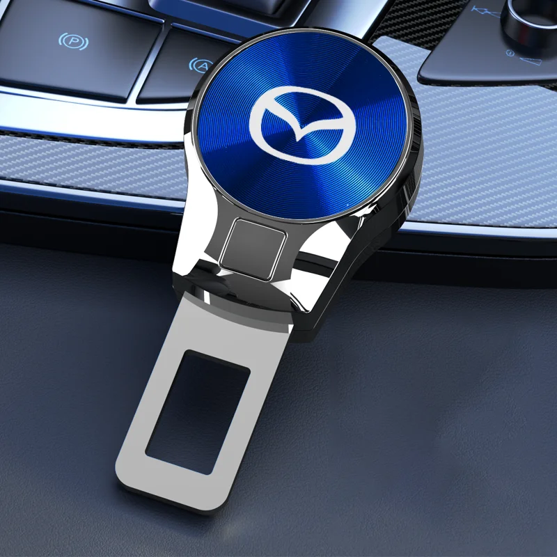 لمازدا السيارات مقعد حزام موسع سبائك الزنك التوصيل CD الملمس نموذج كامل العام اكسسوارات السيارات مجوهرات السيارات #1