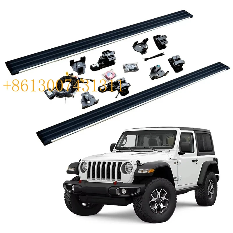 FactoryThe New Aluminum Running Board Automatic Power Side Step JL 2 Door Sahara Rubicon 2018-2024