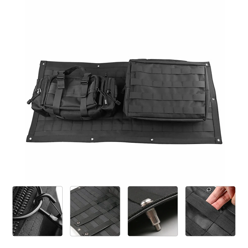 

【123】Multifunctional Tailgate Storage Bag Durable Car Back Door Organizer Auto Accessory For Tools Phone Power Bank Off-Road