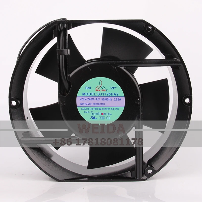 

Case Fan for Sangee SJ1725HA2 172*150*51MM 220/240V 0.28A 17251 High Temperature Cooling Fan