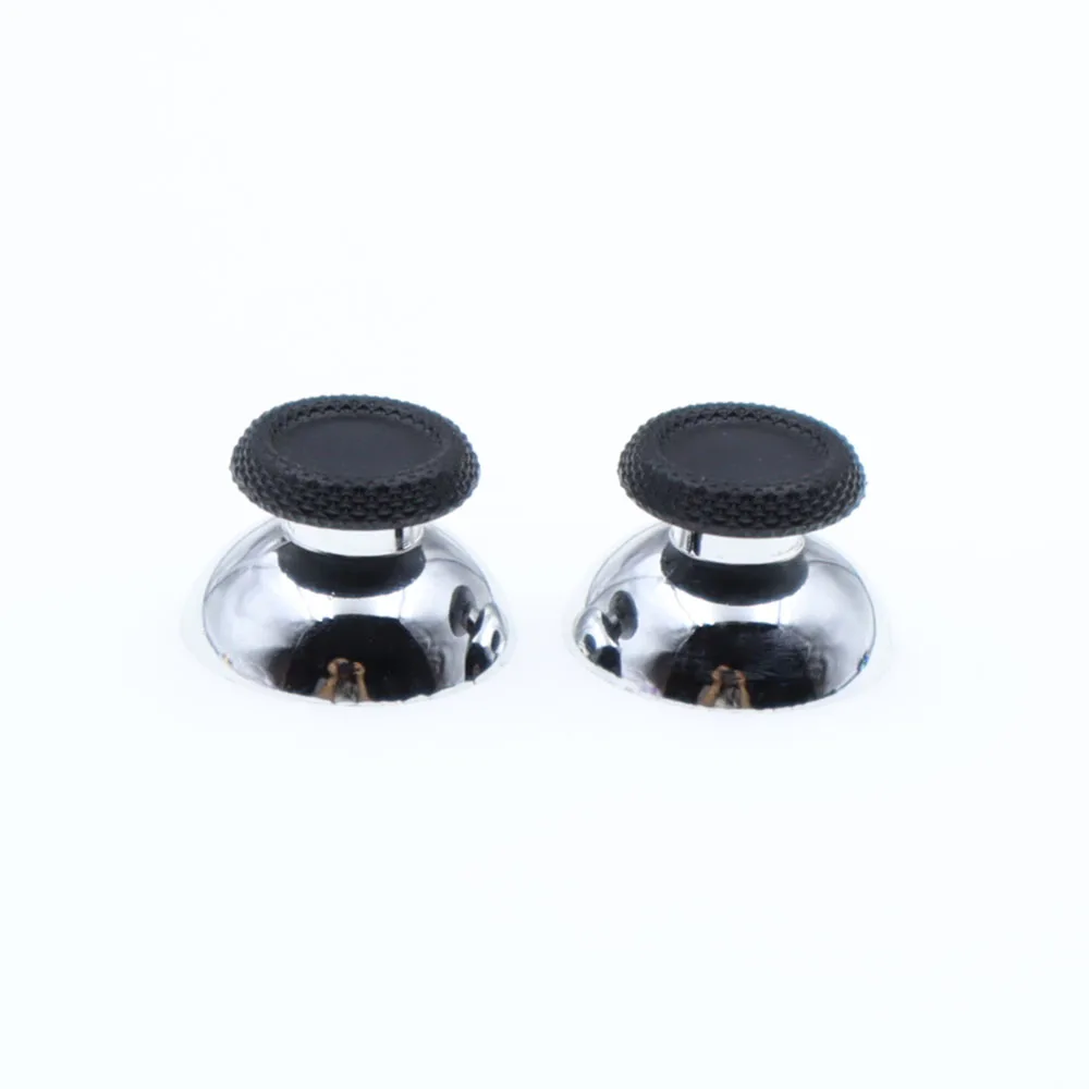 2 قطعة ثلاثية الأبعاد عصا التحكم التناظرية قبعات الكروم متحكم الأصابع xbox one قبضة غطاء زر Thumbstick غطاء استبدال لوحدة تحكم PS5 #6