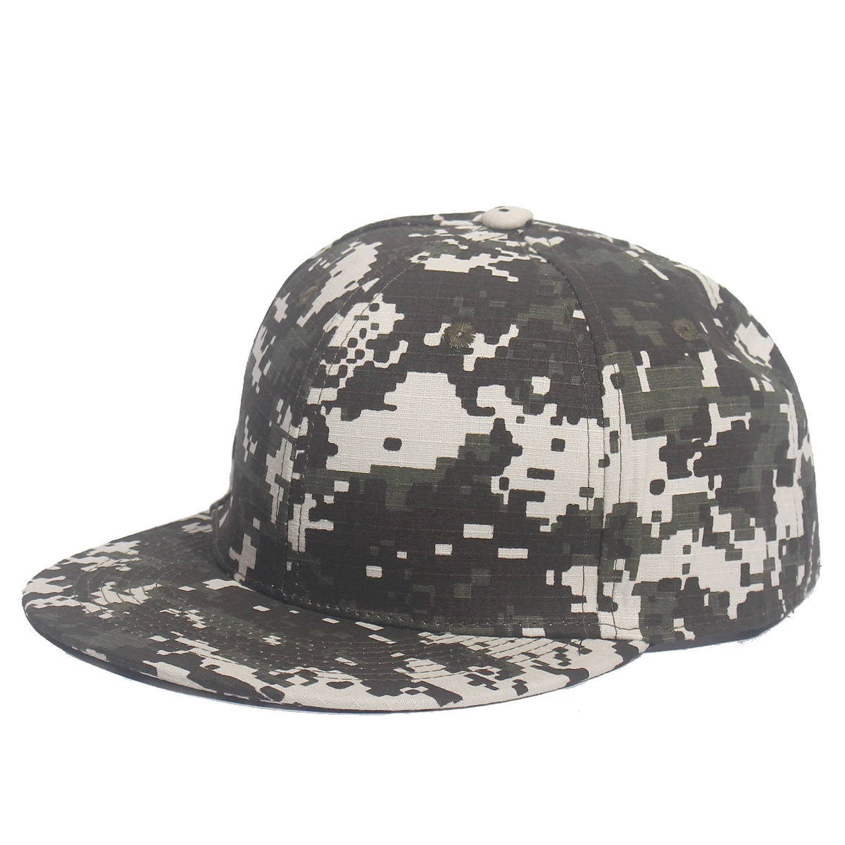 Camouflage Baseball Cap Cotton Snapback Hat Adult Sunshade Hat Unisex Adjustable Hip Hop Baseball Caps Cowboy Hat