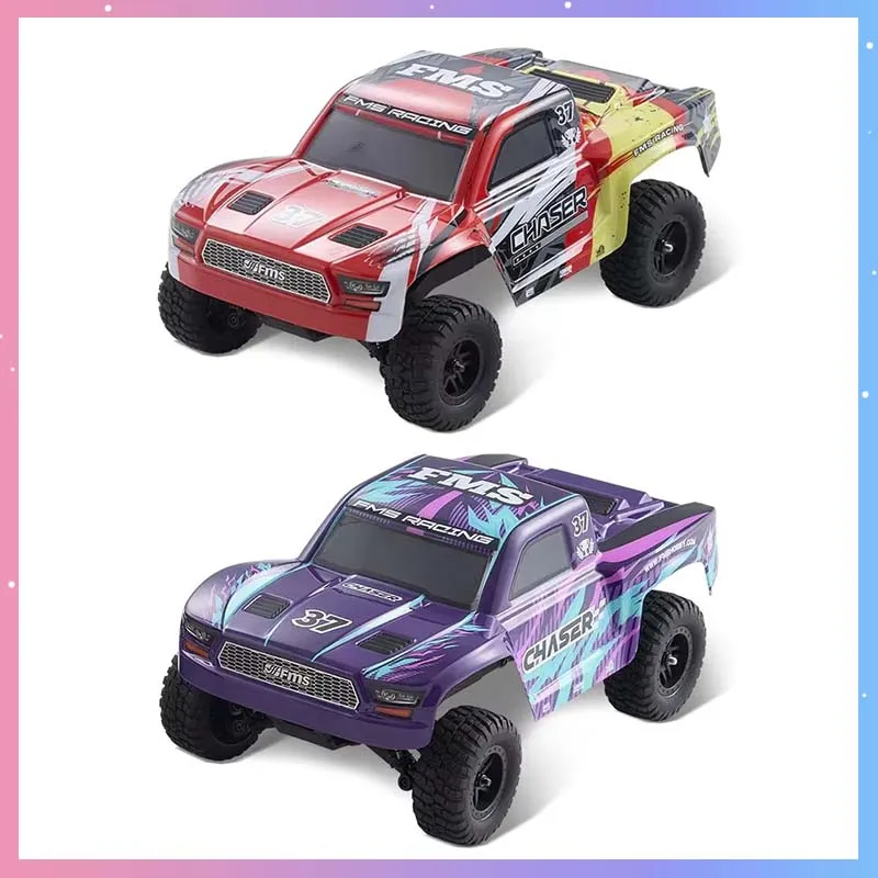 RC Car 1:24 FSC24 Chaser Short Course Truck RTR Remote Control Car With Two-Speed Transmission Off-Road Model Vehicle Car Gift