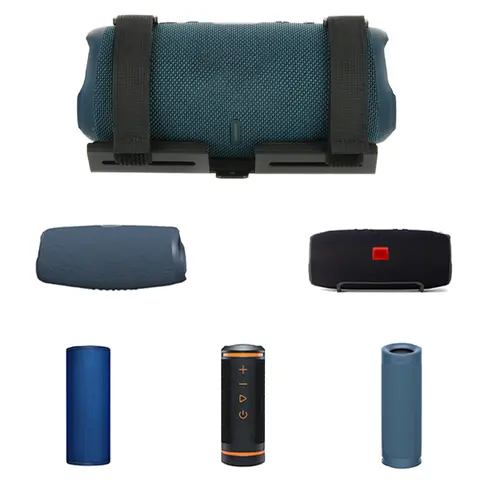 Portable Speaker Holder Adjustable Strap Metal Speaker Mount for JBL Charge 4/JBL Charge 5 for JBL Flip 4/5/6