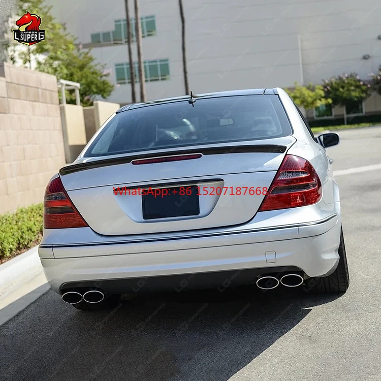 W211 Upgrade AMG Style Carbon Fiber Spoiler do Mercedes Benz E-class W211 Spoiler