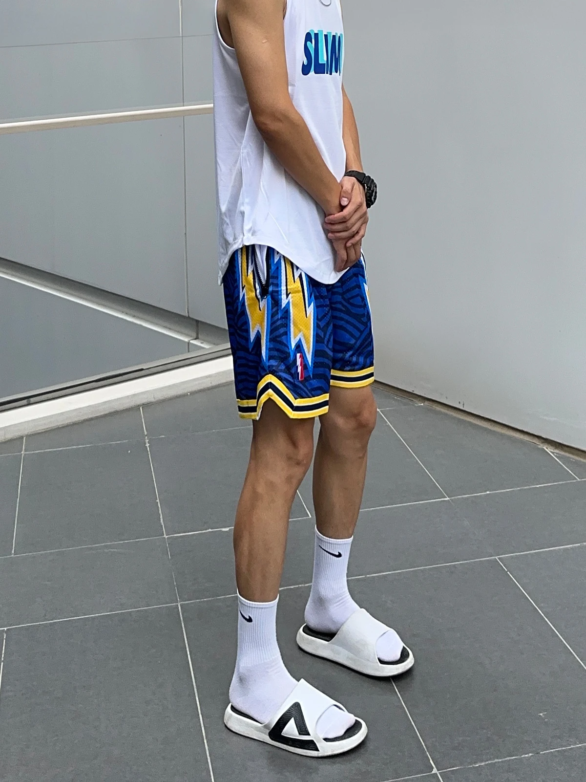 

Летняя американская бейсболка, спортивная четверть длины, до колена, на молнии, двухслойная, свободная посадка, прямая повседневная одежда...