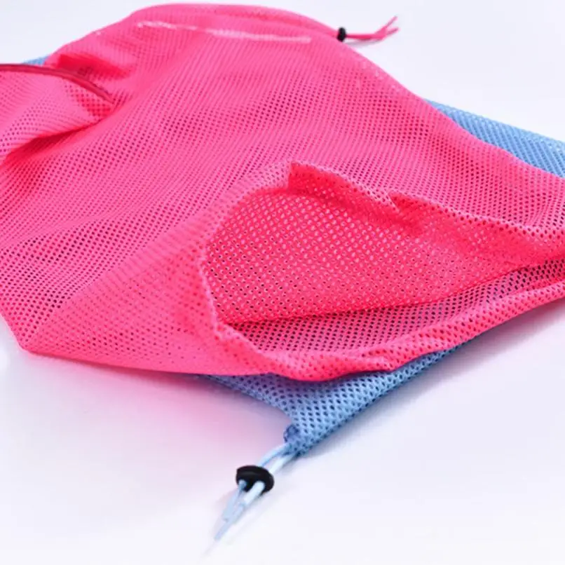 Mesh Cat Grooming Bathing Bag Adjustable Cats Washing Bags For Pet Nail Trimming Injecting Anti Scratch Bite Restraint