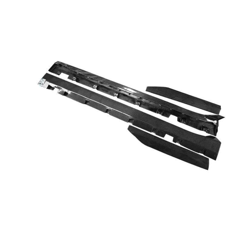 Carbon Fiber for Mustang GT500 Models Between 2015-2023 Side Skirts  , Skirts, Side Spoilers,After actual vehicle test