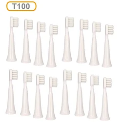 4-16Pcs T100 Electric Replacement Toothbrush Heads For Xiaomi Mijia T100 Mi Smart  Cleaning Whitening Healthy