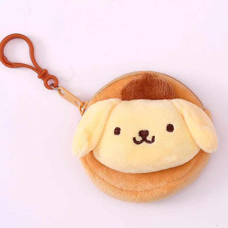 10 ピース/ロットサンリオクロミぬいぐるみキーホルダー財布メロディシナモロール小銭入れイヤホンオーガナイザーバッグペンダントキーリング女の子ギフト