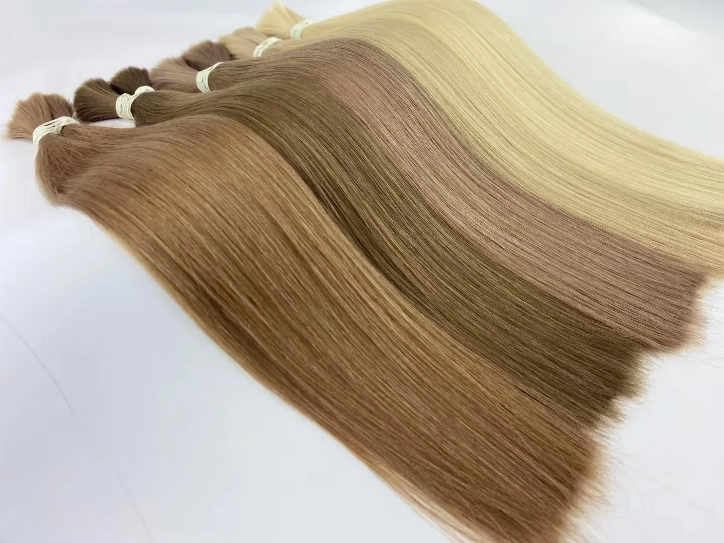 

Human Hair Bulk No Weft Vietnamese Hair Virgin Remy Straight Hair Bulk 12-30inch 100g 100% Real Natural Hair Extension Grey 350