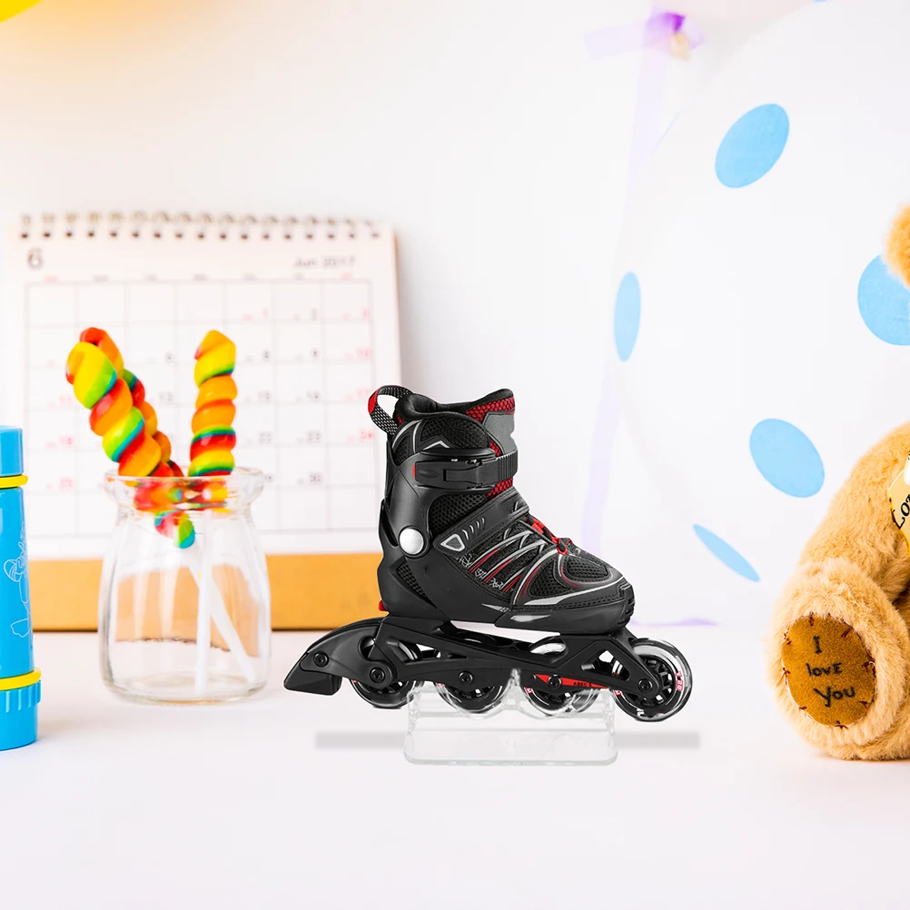 

Roller Skates Display Stand PVC Holder Rack for Retail Shop Skate Exhibit Center Decor Miniature Models Home Accessories