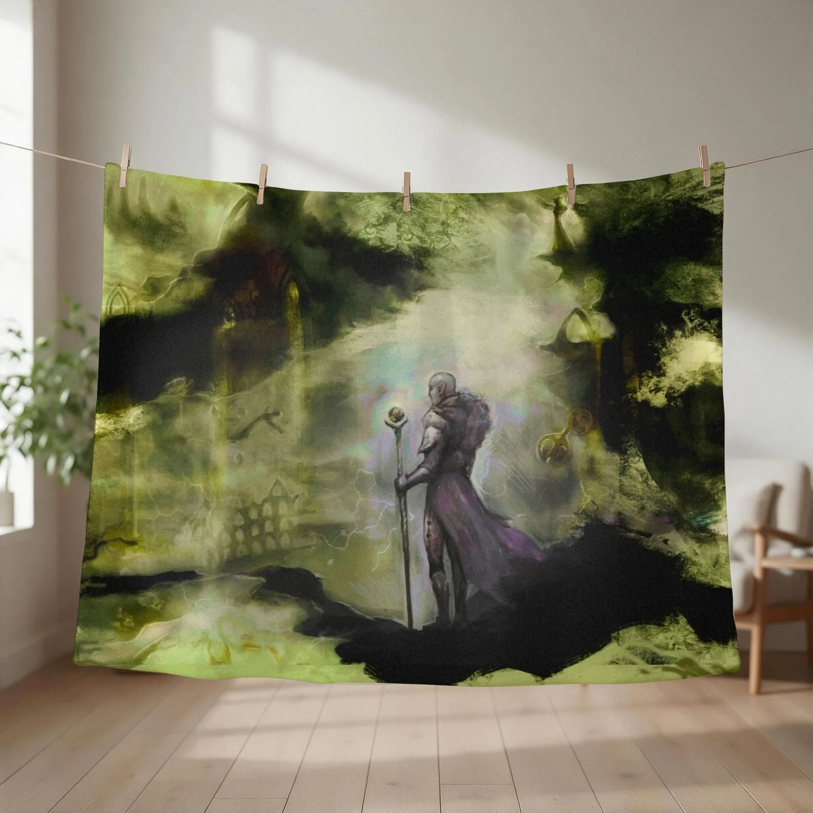 New Here Lies the Abyss Throw Blanket Giant Sofa Picnic Single Plush Blankets